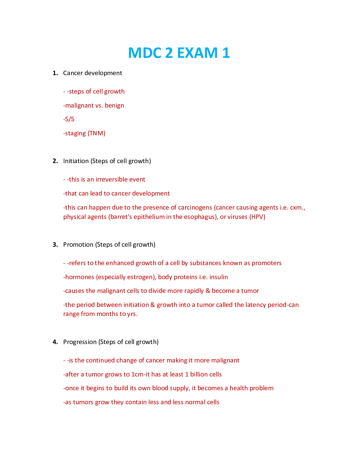 Preview image for NUR 2392 / NUR2392 Exam 1 Study Guide: Multidimensional Care II / MDC 2 Exam 1 Study Guide (Latest 2021/2022) Rasmussen